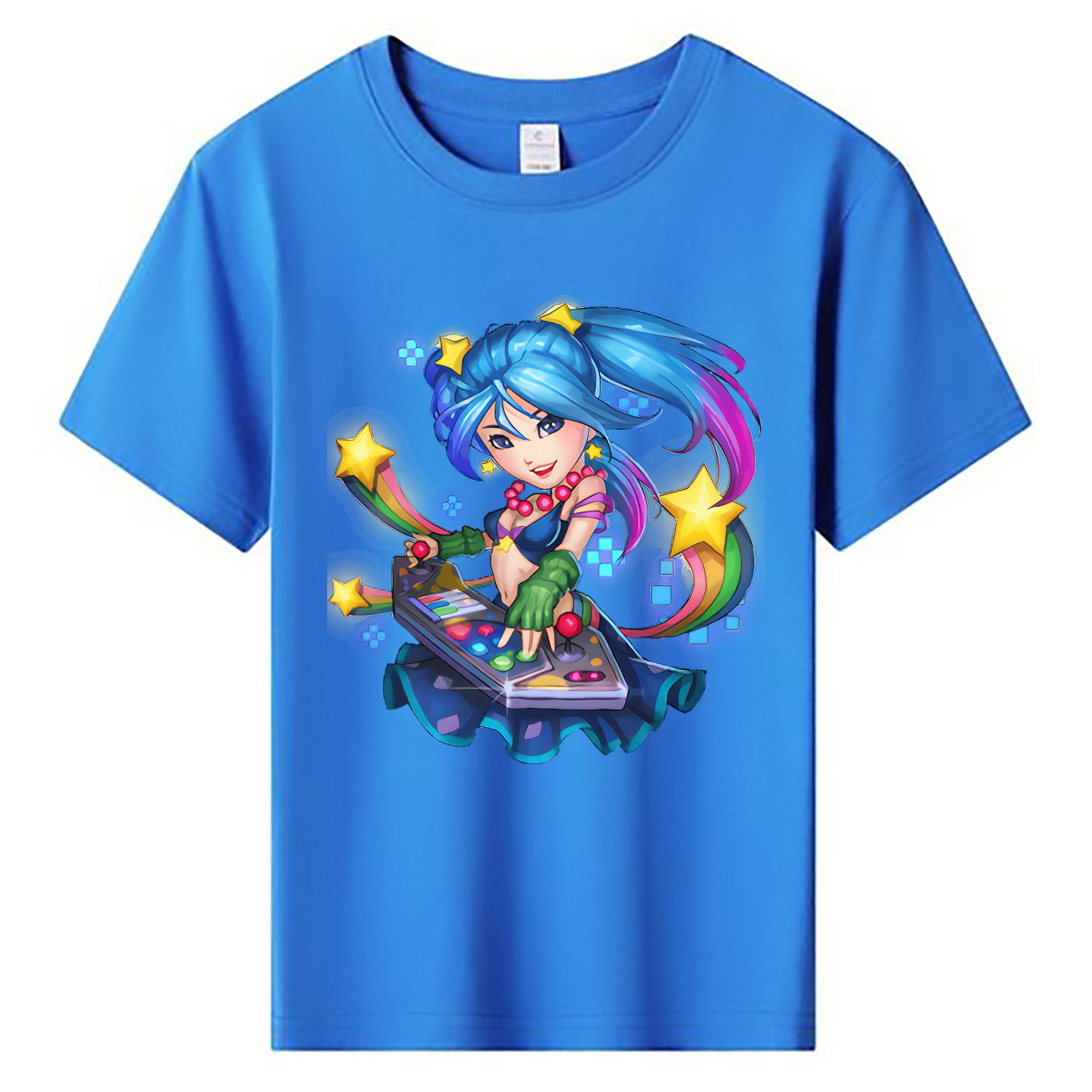 （画像用） リーグ・オブ・レジェンド League of Legends LOL 綿100％キッズTシャツ（フロントプリント）